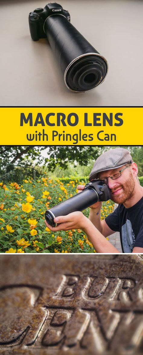 Macro photography doesn’t have to be expensive at all. With this DIY lens, you can reach an awesome magnification. Just by using an ordinary Pringles can … The perfect excuse for a movie night: first you chill, then you make! Fashion Photography Lighting, Macro Fotografie, Macro Photography Tips, Foto Macro, Pringles Can, Photo Techniques, Camera Photos, Photography Jobs, Photography Basics