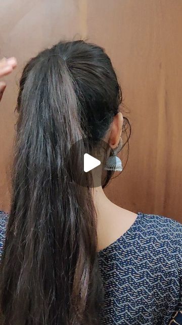 it's_Like_Me on Instagram: "Try This Easy Donut Juda Hairstyle 🤩" Haïr Style For Long Hair For Party, Updo For Long Hair Easy, How To Use A Hair Donut, Hair Donut Styles, Donut Hairstyles, Diy Hair Donut, Easy Hair Buns, Easy Hair Updos For Beginners, Bun Hairstyles For Wedding