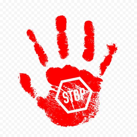 Stop Sign Tattoo, Stop Sign Drawing, Stop Hand Sign, Red Hand Print, Brush Tattoo, Original Background, Indian Motifs, Painted Clothes Diy, Barbell Workout