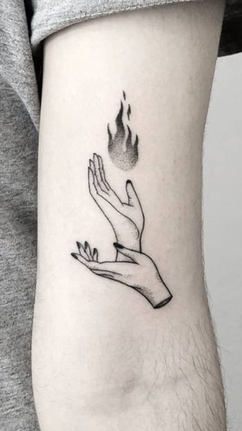 Twin Peaks Tattoo, Mysterious Tattoo, Embrace Your Dark Side, Flame Tattoo, Flame Tattoos, Witch Tattoo, Inspiration Tattoos, Fire Tattoo, Halloween Tattoo