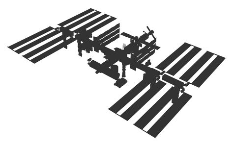 File:International Space Station.svg - Wikimedia Commons International Space Station Drawing, Space Station Tattoo, Space Station Illustration, Nba Court, Kerbal Space Program, Space Mission, One Small Step, Small Step, Computer Icon