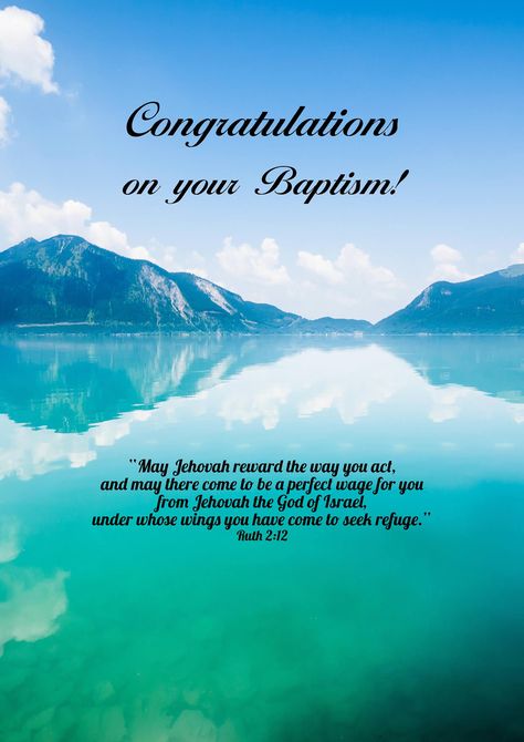 Jw Baptism Quotes, Jw Baptism Gifts Ideas, Jw Baptism Gifts, Baptism Quotes, Baptism Greetings, Jehovah Paradise, Jw Encouragement, Jw Quotes, Congratulations Quotes