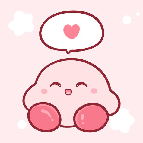 Cute Kirby Aesthetic, Kirby App Icons Safari, Kirby Cute Icon, Cute App Logos, Kirby Phone App Icons, Kirby App Icons Aesthetic, Kirby Phone Icons, Kirby Aesthetic Icon, Cute Kirby Art