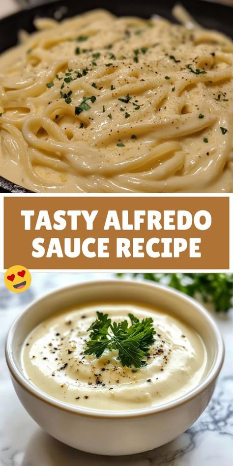 A bowl of creamy Alfredo Sauce garnished with freshly ground black pepper and parsley, showcasing a rich and smooth sauce recipe ideal for pasta dishes. Applebees Alfredo Sauce Recipe, How To Make Alfredo Sauce, Creamy Alfredo Sauce Recipe, The Best Alfredo Sauce, Best Alfredo Sauce, Best Alfredo Sauce Recipe, Best Alfredo, Easy Alfredo Sauce, Alfredo Sauce Recipe Easy