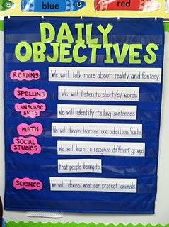 Informing students of what the "Daily Objectives" for the day is a great way to keep students on task, focused on learning, and involved. Daily Objectives, Visible Learning, Class Organization, Classroom Organisation, Learning Goals, Teacher Organization, Creative Classroom, Learning Objectives, Beginning Of School