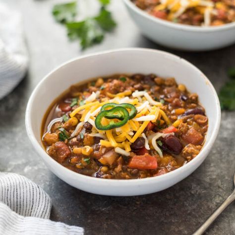 Pumpkin Chili - Flavor the Moments Chili In A Pumpkin, Veggie Pumpkin Chili, Pumpkin Chili In A Pumpkin, Pumpkin Chili Vegetarian, Pumpkin Chili No Beans, Vegetarian Quinoa Chili, White Bean Turkey Chili, Turkey Pumpkin Chili, Pumpkin Chili Recipe