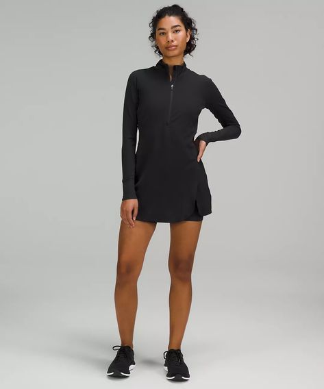 Discover great products at the best prices at Dealmoon. Lululemon Nulux Long Sleeve Tennis Dress | Women's Dresses | lululemon. Price:$109.00 at lululemon Lululemon Dress, Lululemon Long Sleeve, Cozy Dress, Play Dress, Tennis Dress, Lululemon Women, Gray Dress, T Shirt Dress, Dress Black