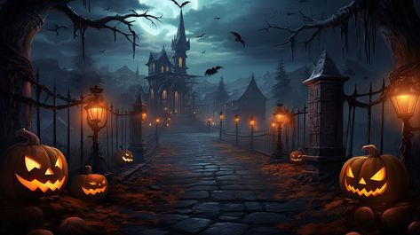 Halloween Halloween Thumbnail, Spooky Landscape, Fall Nostalgia, Dark Witch Aesthetic, Spooky Halloween Pictures, Spooky Background, Thumbnails Youtube Background, Youtube Background, Creepy Things