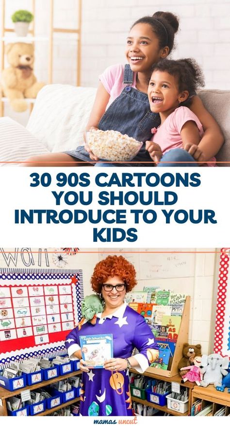 Kids of the 1990s are now the parents of today. What 90s cartoons did you love as a child that you think your own children will enjoy as well? We wanted to mine that question to discover the best cartoons for kids that still hold up today and that young audiences will thoroughly enjoy. Even if you don’t have kids, you might want to get a touch nostalgic and revisit some of your favorite toons. That’s totally fine! Best Cartoons, 1990s Kids, Cartoons For Kids, 90s Cartoons, Kids Tv, Summer Feeling, Kids Shows, Cool Cartoons, Parenting Advice