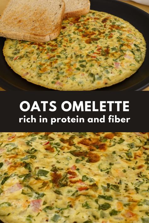 My go to oats omelette recipe, if you're looking for something quick. Adding oats to your omelette promotes digestion and provides a feeling of fullness. They also offer a slow-release source of energy, keeping you fueled throughout the day. Oats Omelette, Omelets Recipe, Omelette Recipe, Fiber Rich, Rich In Protein, Omelet, Energy Sources, Oats, Breakfast Recipes