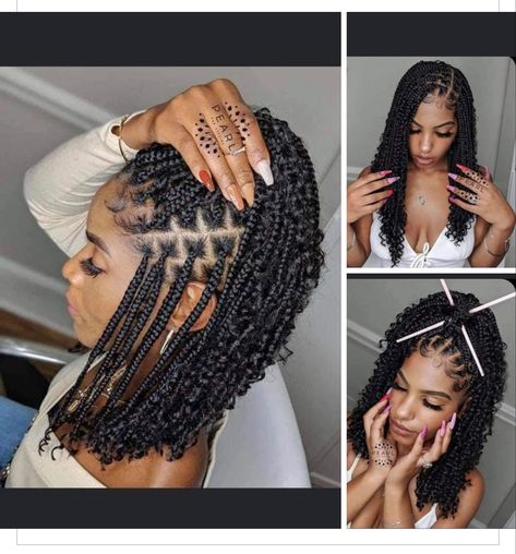 Box Braids Pictures, Crochet Curls, Box Braids Crochet, Goddess Box Braids, Bob Braids Hairstyles, Individual Braids, Pretty Braids, Crochet Box Braids, Big Box Braids Hairstyles