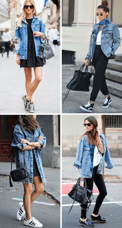 Long Denim Jacket Outfit, Denim Jacket Outfit Summer, Oversized Jean Jacket Outfit, Blue Denim Jacket Outfit, Oversized Jacket Outfit, Oversized Denim Jacket Outfit, Long Denim Jacket, Looks Jeans, Jacket Outfit Women