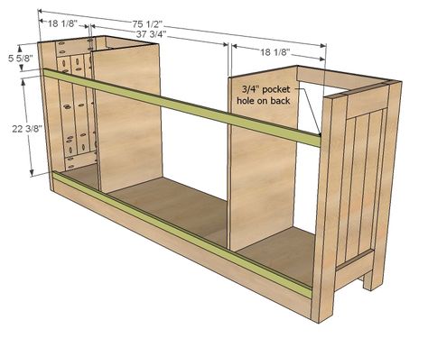 Sideboard Diy, Diy Sideboard, Building Kitchen Cabinets, Rustic Sideboard, Woodworking Plans Pdf, Building Furniture, Diy Cabinets, Wood Sideboard, Woodworking Plans Free