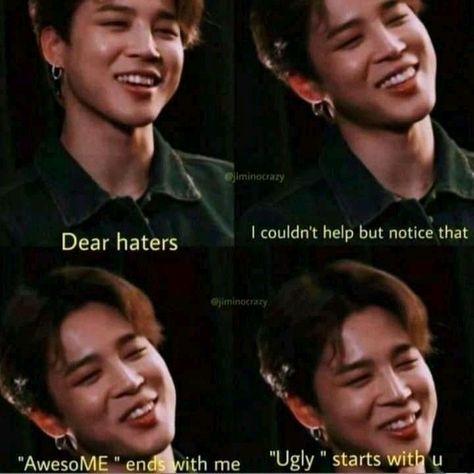 Bts Haters, Dear Haters, Quotes About Haters, Bts Theory, Bts Lyrics Quotes, Savage Quotes, Kpop Quotes, Army Quotes, Bts Memes Hilarious