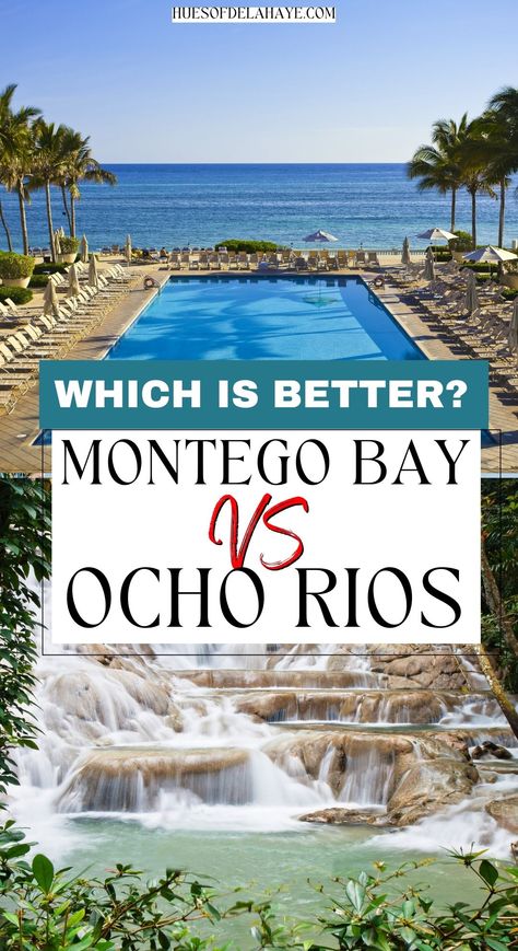 Montego Bay vs Ocho Rios - Deciding between Montego Bay and Ocho Rios for your Jamaican getaway? Compare the unique attractions, beaches, and cultural experiences each location offers. Montego Bay boasts vibrant nightlife and luxury resorts, while Ocho Rios is known for its natural wonders like Dunn's River Falls. Things to do in Jamaica | Vacation in Jamaica | Things to do in Montego Bay Jamaica | Things to do in Ocho Rios Jamaica | Montego Bay or Ocho Rios | Vacation to Montego Bay Jamaica Ochoa Rios Jamaica, Ocho Rios Jamaica Things To Do In, Ocho Rios Jamaica Pictures, Things To Do In Montego Bay Jamaica, Things To Do In Ocho Rios Jamaica, Riu Ocho Rios Jamaica, Ochos Rios Jamaica, Riu Montego Bay Jamaica, Beaches Ocho Rios Jamaica