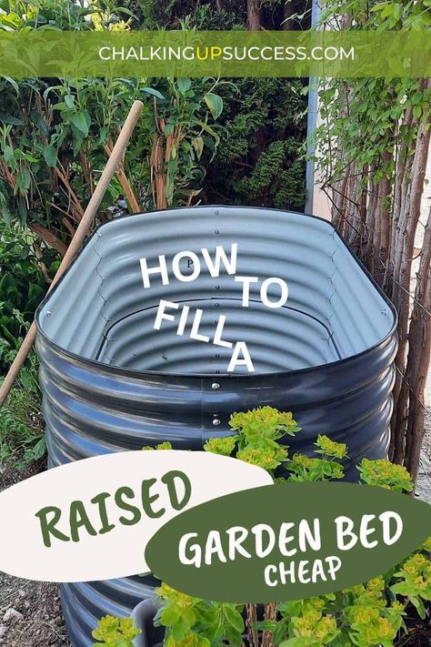 Are you ready for garden season? Learn how to fill a raised garden bed like a pro without breaking the bank! Our step-by-step guide covers everything from choosing the right materials to layering techniques. Click to learn more on the blog. Layer Garden Bed, Raised Bed Soil Layers, Layered Garden Bed, Layering Raised Garden Beds, How To Layer A Raised Garden Bed, How To Fill A Raised Garden Bed, Fill Raised Garden Bed, Garden Bed Layers, Filling Raised Garden Beds