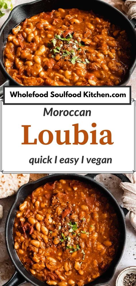 Meal Vegetarian, Moroccan Stew, White Bean Stew, Vegetarian Entrees, Bean Stew, Tasty Vegetarian Recipes, Moroccan Food, Stew Recipe, Vegetarian Meals