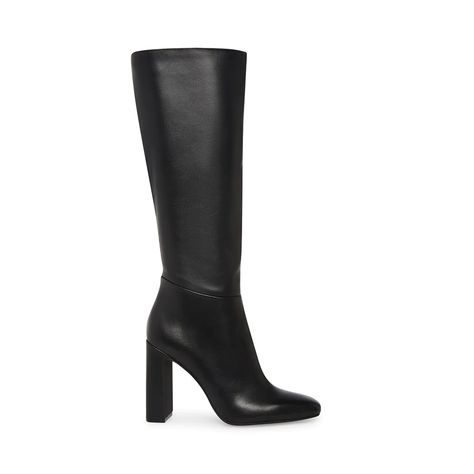 Black Leather Boots Women, Black Leather Knee High Boots, Leather Knee Boots, Knee Boot, Black Knees, Knee High Leather Boots, 4 Inch Heels, Black Leather Boots, Knee High Boots