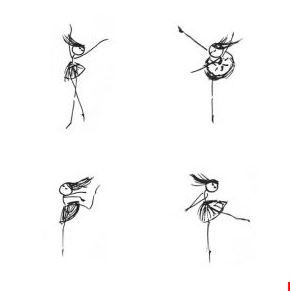 ballerina stick figures Stick Figure Drawing, Stick Figure, Simplest Form, Stick Figures, Figure Drawing, Make You Smile, Hair Accessories, Embroidery, Tattoos