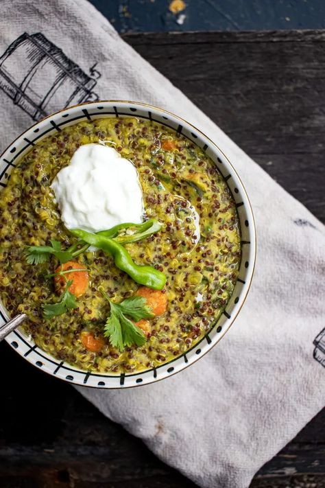 Quinoa Khichdi, Instant Pot Quinoa Recipes, Cashew Yogurt, Instant Pot Quinoa, Vegetarian Meatballs, Quinoa Spinach, Vegetarian Quinoa, Millet Recipes, Kinds Of Vegetables