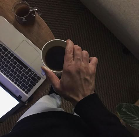 Coffee Man Aesthetic, Guy Drinking Coffee Aesthetic, Brunette Man Aesthetic Faceless, Coffee Boy Aesthetic, Man Coffee, Birthday Room Decorations, Faceless Men, Reading Motivation, Coffee Today