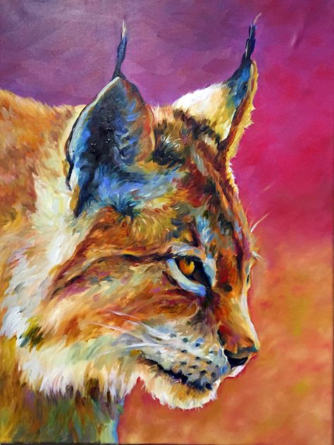 Bob Cat Drawing, Bobcat Therian, Florida Bobcat, Bobcat Painting, Bobcat Art, Mom Era, Animal Painting, Creature Feature, Sports Mom