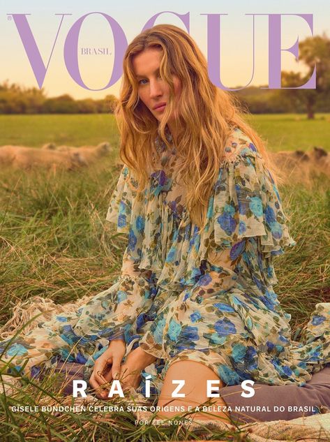 Gisele Bundchen on Vogue Brazil October 2018 Cover Vogue Photography, Vogue Brazil, Vogue Editorial, Vogue Magazine Covers, Magazine Vogue, Nature Photoshoot, Tim Walker, Fashion Magazine Cover, Vogue Us