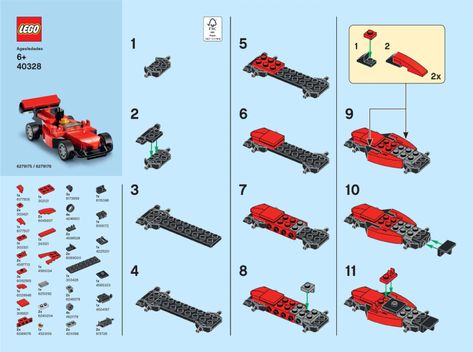 Lego Ideas To Build Instructions, Lego Mini Builds, Lego Ideas To Build, Lego Race Car, Lego Cars Instructions, Lego Room Decor, Lego Sports, Instructions Lego, Lego Club