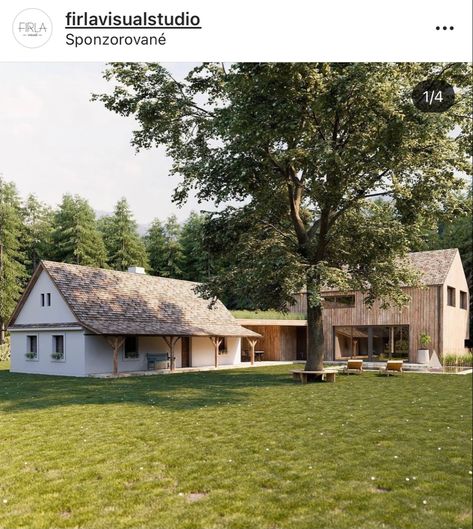 Family House Exterior, Nordic Homes, Nordic House, Rural House, House Goals, Family House, Home Fashion, Barn House, House Inspo