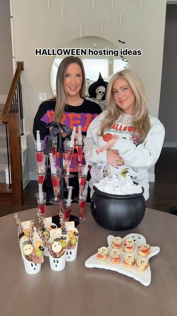 Mallory Lee | Stylish Mom | Dallas, TX on Instagram: "HALLOWEEN HOSTING IDEAS 👻 These are perfect for your next Halloween event — festive, easy, & fun! ✨ 👻 Comment “HOST” to get links to all of these items sent right to you! 

Let us know which one is your favorite:
- Ghost Roulette 
- BOO-Schetta
- CharBOOterie Cups 
- Vampire Mimosas 

👻 Comment “HOST” to get links to all of these items sent right to you or find them on our @amazonhome storefronts (linked in bio)

#halloweenparty #halloweenhosting #halloweenfood #partyideas #charcuteriecups #partyfood #halloweenideas #easyrecipe #hostingtips" Ghost Roulette, Boo Schetta, Halloween Hosting, Hosting Ideas, Stylish Mom, Halloween Event, Mimosa, Dallas Tx, Store Fronts