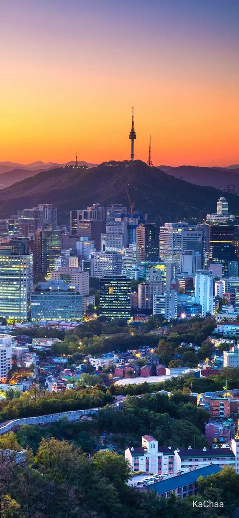 Seoul Skyline, Summer Aesthetic Wallpaper, Namsan Tower, South Korea Photography, Seoul Korea Travel, Korea Wallpaper, Seoul Travel, South Korea Seoul, South Korea Travel