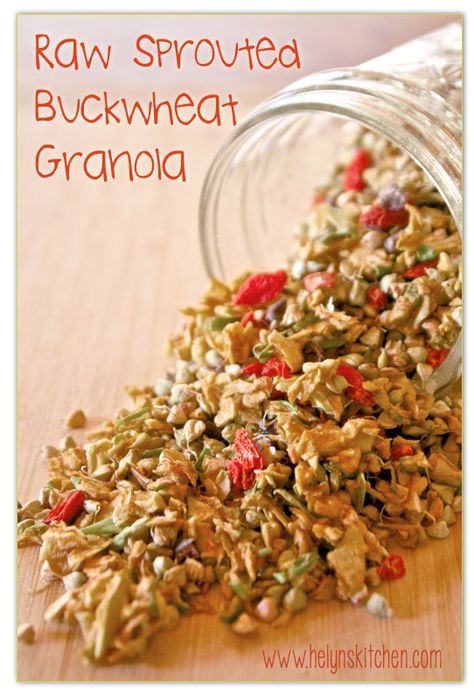 Sprouted Buckwheat, Buckwheat Granola, Buckwheat Recipes, Food Project, Plant Based Breakfast, Raw Foods, Food Projects, Nutritious Breakfast, Raw Vegan Recipes