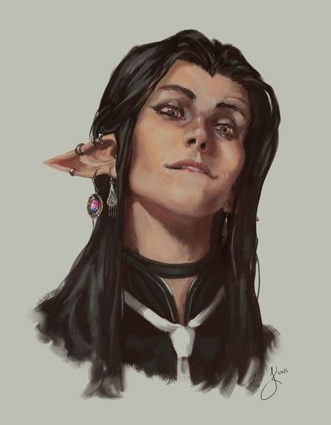 Poc Male Character Design, Wavy Hair Character Design, Pathfinder Changeling, Elf Prisoner, Androgeny Style, Changeling Character Design, Dnd Elf Character Design, Elf Dnd Character, Elf Concept Art