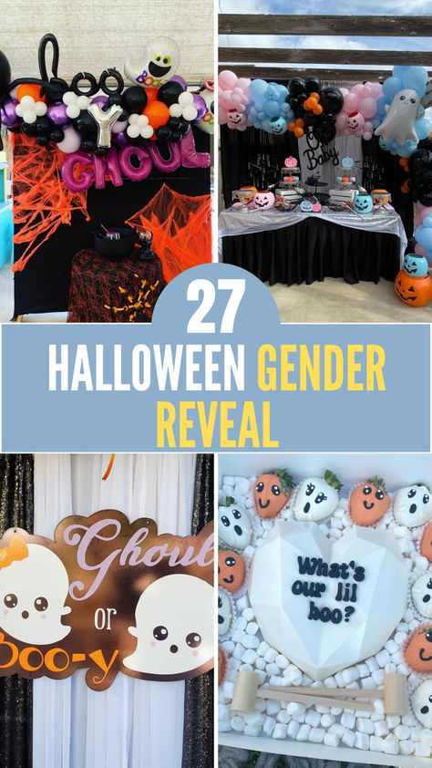 Make your gender reveal extra special this Halloween! 
From spooky cakes to surprise smoke bombs, discover 27 creative ideas to share the big news in a fun and festive way. 
Perfect for adding a little magic to your celebration! Halloween Gender Reveal Ideas, Spooky Cakes, Spooky Cake, Halloween Gender Reveal, Gender Reveal Ideas, Reveal Ideas, Baby Gender, Big News, Fun Games