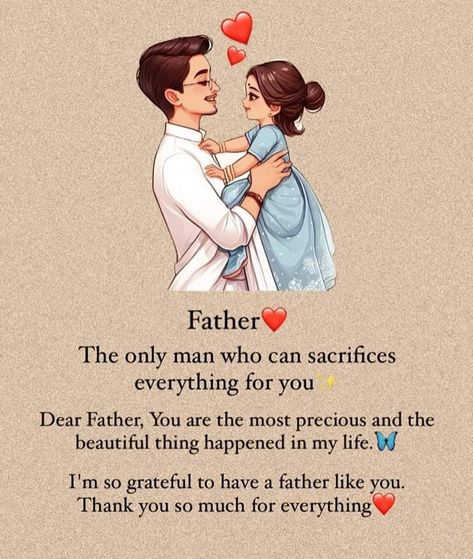 Father Birthday Quotes, Father Daughter Love Quotes, Cute Texts For Her, Love Parents Quotes, Father And Daughter Love, Inspirational Smile Quotes, Love My Parents Quotes, Love My Husband Quotes, Happy Quotes Smile