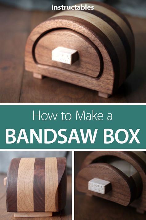 Band Saw Boxes Patterns, Bandsaw Box Plans Patterns, Bandsaw Box Templates Free, Band Saw Boxes, Bandsaw Box Templates, Bandsaw Box Ideas, Wooden Art Box, Woodshop Projects, Geek Home Decor