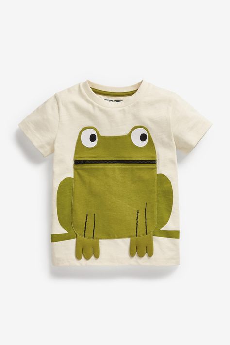 Buy Rainbow Dino Appliqué T-Shirt (3mths-7yrs) from the Next UK online shop T Shirts Plain, Fun Animals, Boys Tops, Mindfulness For Kids, Polo T Shirts, Animal Tshirt, Kids Fashion Boy, Fun Designs, Kids Prints