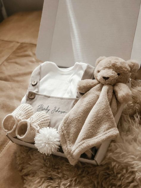 Bear Comforter, Baby Boy Bear, Teddy Bear Nursery, Hamper Gift, Baby Shower Gift Basket, Baby Gift Hampers, Cuddly Teddy Bear, Bear Nursery, Romper Bodysuit