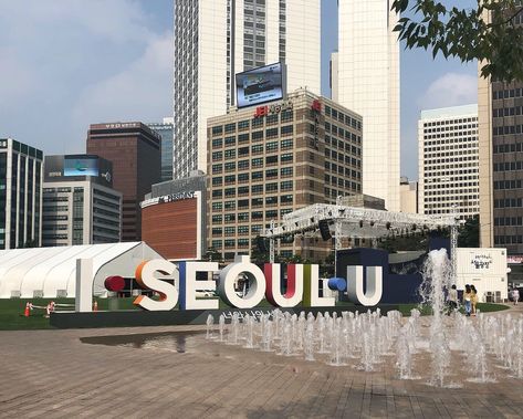 I Seoul U, City Of Bones, Aesthetic Indie, Pretty Places, City View, City Lights, Urban Art, Marina Bay Sands, Urban Decay