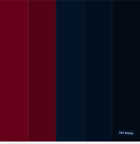 Burgundy and Navy Blue Color Palette #colorpalette #burgundy Red And Navy Color Palette, Navy And Burgundy Aesthetic, Burgundy And Navy Blue, Navy Blue And Red Aesthetic, Colors With Navy Blue, Dark Blue And Red Color Palette, Deep Red And Blue Color Palette, Navy Blue And Red Bedroom, Maroon Blue Color Palette