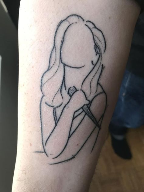 Buffy the Vampire Slayer | I went for linework style for my Buffy Tattoo | Facebook Buffy Drawing, Buffy Flash Tattoo, Spike Tattoo Buffy, Buffy Inspired Tattoos, Buffy Tattoo Ideas, Vampire Tattoo Ideas, Buffy The Vampire Slayer Tattoo, Buffy The Vampire Slayer Svg, Buffy The Vampire Slayer Illustration