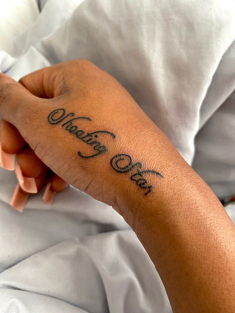 Rodwave Tattoo Ideas, Aaliyah Henderson Tattoos, Rod Wave Lyric Tattoo Ideas, Rod Wave Inspired Tattoos, Sail Out Jhene Aiko Tattoo, Rod Wave Tattoo, Rod Wave Tattoo Ideas, Ways Tattoo Jhene Aiko With Butterfly On Neck, Shooting Star Tattoo