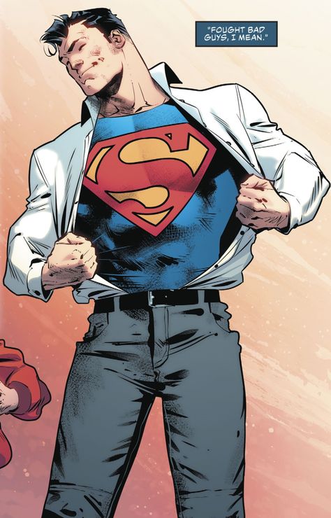 Superman Cover Art, Superman Ripping Shirt Open, Superman Saving People, Superman Art Comic, Superman Comic Panels, Clark Kent Comic, Superman Reference, Superman Sketch, Superman Comic Art