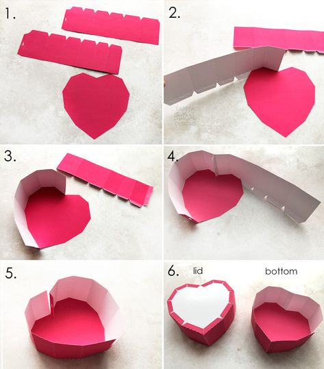 Heart Shaped Gift Box with Lace Heart and D Flowers Heart Shape Box Template, Heart Shaped Shadow Box, Heart Shape Gift Box Diy, Heart Box Valentine Gift Ideas, Heart Shape Box Ideas, Diy Heart Box How To Make, Diy Heart Shaped Box Valentines Day, Heart Shape Box Diy, Heart Shape Gift Box Ideas