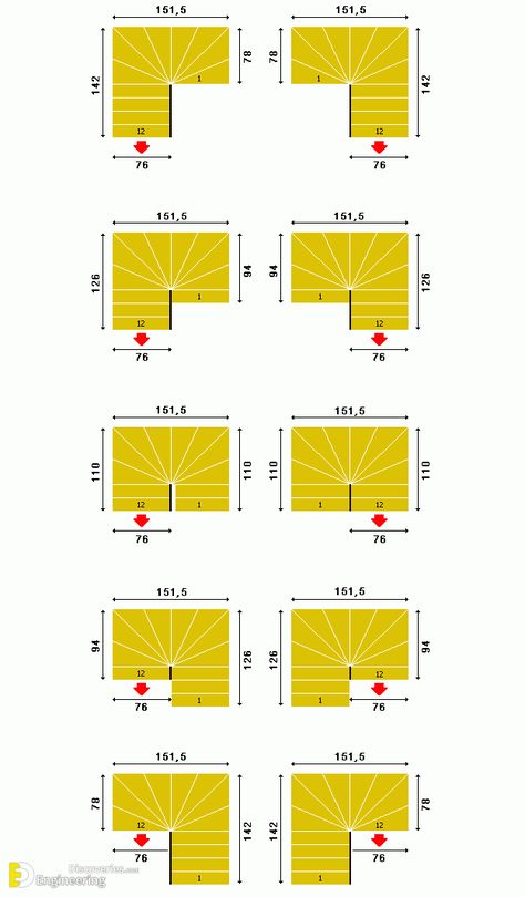 Small Space Staircase, Stairs Sizes, Civil Engineering Handbook, Stair Dimensions, Building Components, Small Modern House Plans, Stairs Stringer, Scale Model Building, Building Stairs