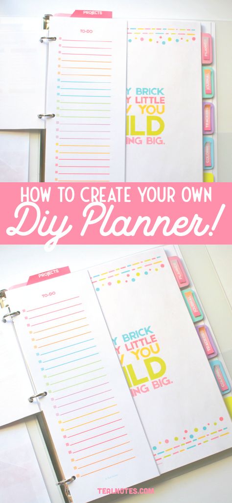 How To Create A Printable Planner, Diy Planner Pages Ideas, Free Filofax Personal Printables, How To Get Organized With A Planner, How To Design A Planner, Journal Diy How To Make Your Own, Free Daily Planner Printables Free Templates, How To Make Your Own Planner, Diy Journal Ideas How To Make