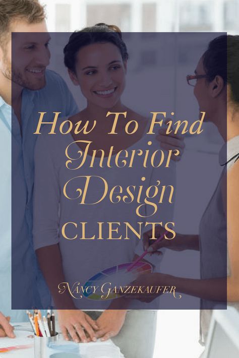 How to find and identify interior design clients. Your success as an interior designer hinges on finding the right clients and gaining their business. #interiordesignclients #finddesignclients #identifyyourinteriordesignclient Interior Design Business Plan, Interior Designer Business Card, Interior Design Jobs, Interior Design Career, Pink Business Card, Get Clients, Interior Design Consultation, Creative Jobs, Creative Careers