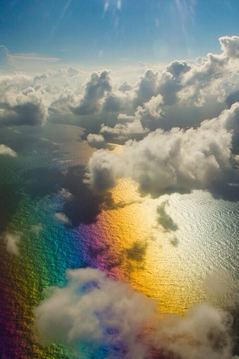 Rainbow Sky, Rainbow Cloud, Morning Pictures, Sky And Clouds, Beautiful Rainbow, Beautiful Sky, Over The Rainbow, A Rainbow, Beautiful World