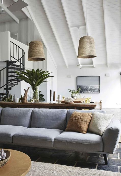 Casa Cook Hotel, Decorative Ceiling Panels, Light Blue Sofa, Exposed Beams Ceiling, Casa Cook, Soundproof Room, Chalet Style, Timber Cladding, Exposed Beams