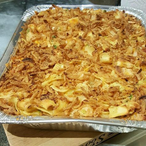 "This has been a family favorite for... - My Delish Recipes | Facebook Baked Dish, Rice Broccoli, Easy Chicken Casserole Recipes, Crunchy Chicken, Chicken Casserole Easy, Light Sauce, French Fried Onions, Yummy Casseroles, Delish Recipes